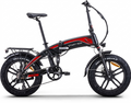 Fat bike elettrica start rd5 rossa batteria integrata al telaio