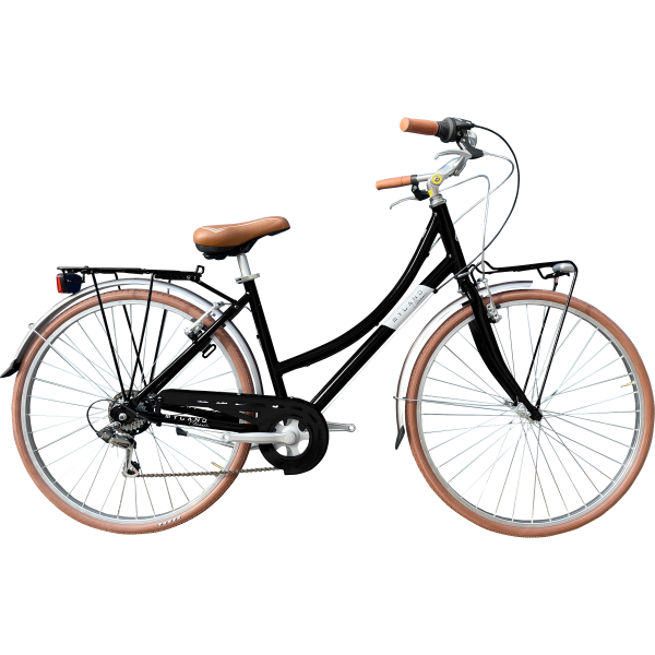 City bike myland nera donna ragazza da passeggio