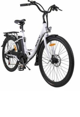 City bike elettrica Myatu 26'' 250W Bianca