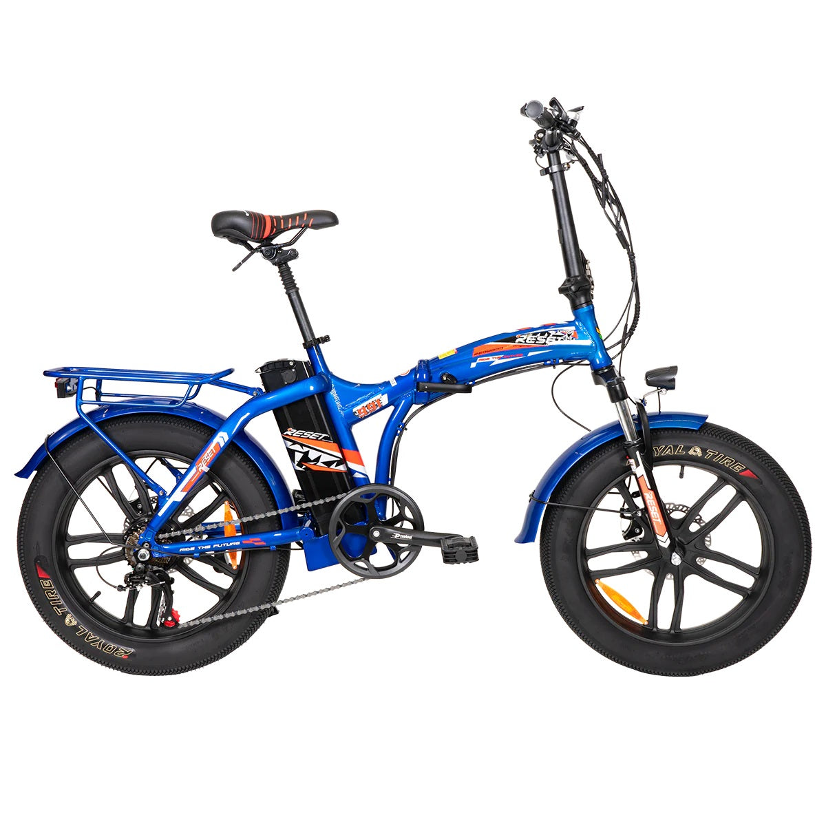 Fat bike elettrica reset Redwood blu 987