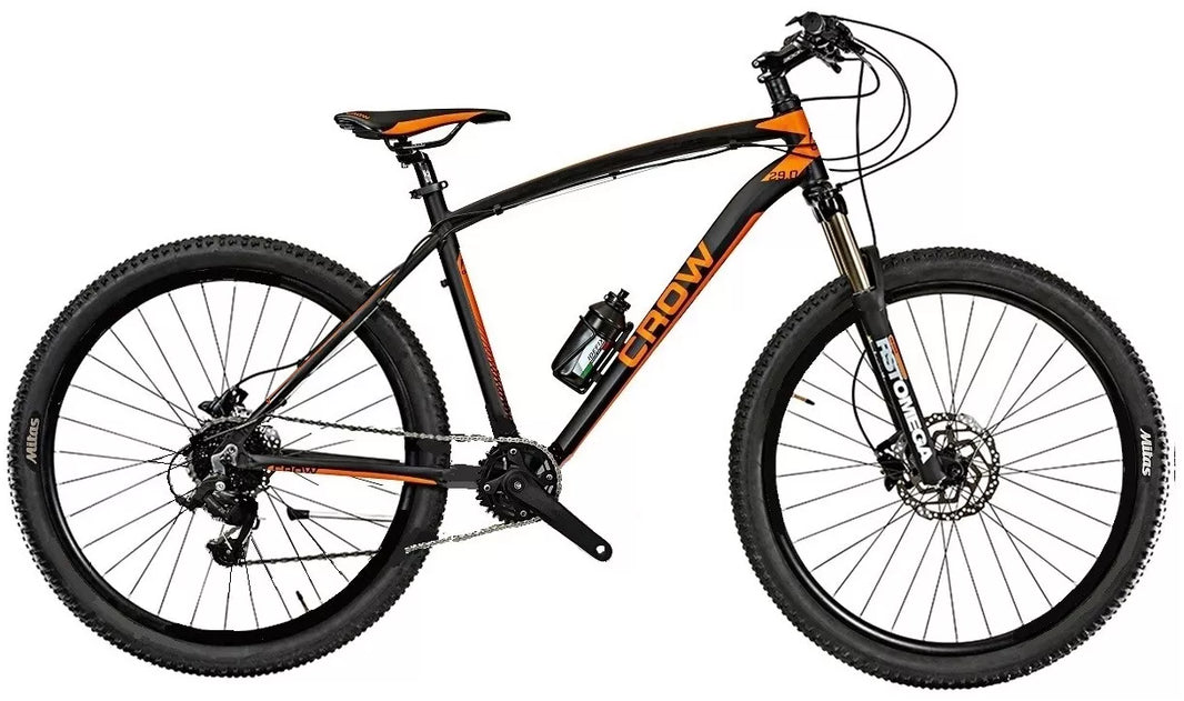 Mountain bike Mtb Uomo Crow arancio 29" telaio Alluminio