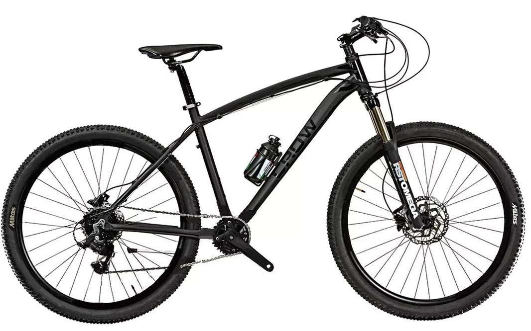 Mountain bike Mtb  Uomo Crow grigio 29" Alluminio 9V grigio